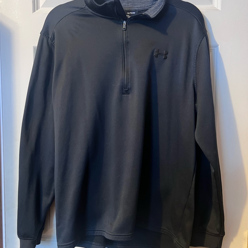 Under Armour Gray and Black ColdGear Pullover